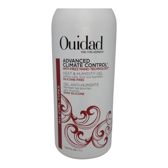 Ouidad Advanced Climate Control Heat Humidity Gel 33.8oz SiliconeFree Anti-Frizz - Picture 3 of 6
